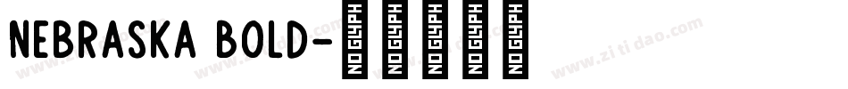 Nebraska Bold字体转换